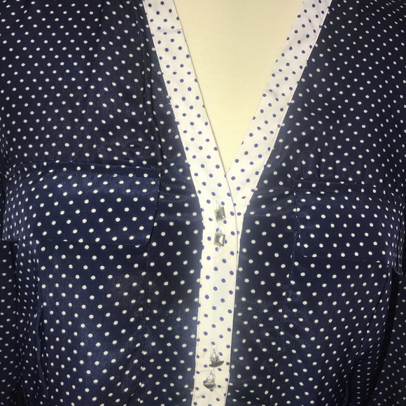 (Zara Basic) Polka dot blouse - Picture 2 of 4
